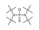 [[[[bis(trimethylsilyl)amino]-chlorophosphinothioyl]-trimethylsilylamino]-dimethylsilyl]methane Structure