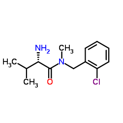 N-(2-Chlorobenzyl)-N-methyl-L-valinamide Structure