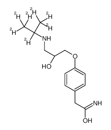 (S)-Atenolol-d7结构式