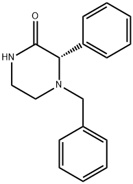 (S)-4-苄基-3-苯基哌嗪-2-酮结构式