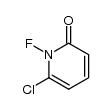 N-Fluoro-6-chloro-2-pyridone结构式