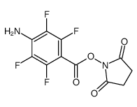 (2,5-dioxopyrrolidin-1-yl) 4-amino-2,3,5,6-tetrafluorobenzoate Structure