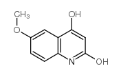 4-羟基-6-甲氧基喹啉-2-酮结构式