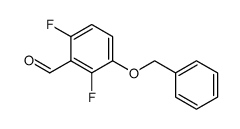 2,6-Difluoro-3-(phenylmethoxy)benzaldehyde structure