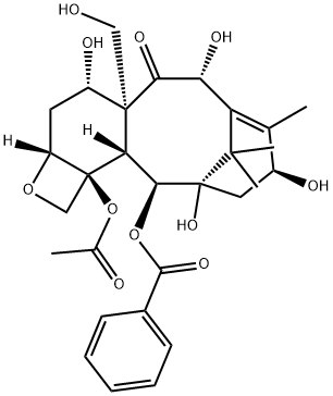 19-Hydroxy-10-deacetylbaccatin III structure