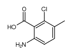 6-氨基-2-氯-3-甲基-苯甲酸结构式