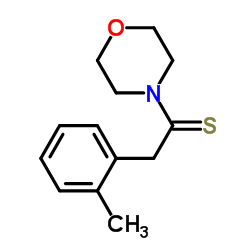 ETHANETHIONE, 2-(2-METHYLPHENYL)-1-(4-MORPHOLINYL)-结构式
