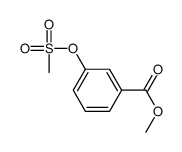 methyl 3-methylsulfonyloxybenzoate结构式