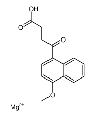 magnesium 4-methoxy-γ-oxonaphthalene-1-butyrate (1:2) Structure
