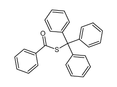 thiobenzoic acid s-trityl ester Structure