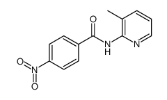 N-(3-methylpyridin-2-yl)-4-nitrobenzamide结构式