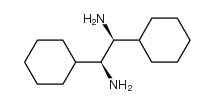 (1S,2s)-1,2-二环己基乙烷-1,2-二胺结构式