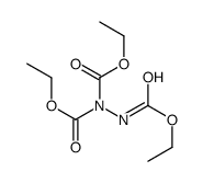ethyl N-ethoxycarbonyl-N-(ethoxycarbonylamino)carbamate结构式