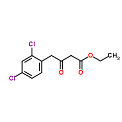 Ethyl 4-(2,4-dichlorophenyl)-3-oxobutanoate structure