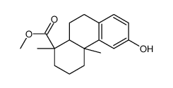 (1R)-甲基 6-羟基-1,4a-二甲基-1,2,3,4,4a,9,10,10a-八氢菲-1-羧酸结构式