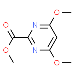 2-Pyrimidinecarboxylic acid, 4,6-dimethoxy-, methyl ester (9CI) picture