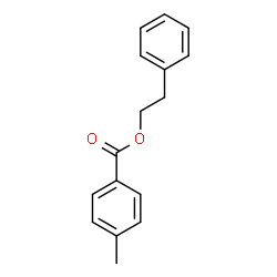 Benzoic acid, 4-Methyl-, 2-phenylethyl ester结构式