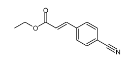 Ethyl 3-(4-cyanophenyl)acrylate Structure