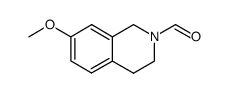 2-formyl-1,2,3,4-tetrahydro-7-methoxyisoquinoline Structure