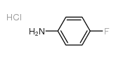 4-FLUOROANILINE HCL Structure