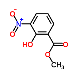 3-硝基水杨酸甲酯结构式