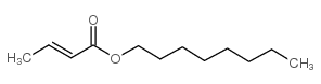 2-丁烯酸辛酯结构式