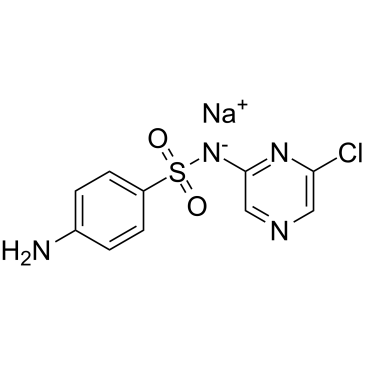 磺胺氯吡嗪鈉结构式