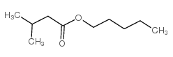 Butanoic acid,3-methyl-, pentyl ester structure