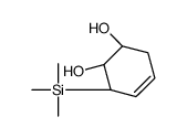 (1S,2S,3S)-3-trimethylsilylcyclohex-4-ene-1,2-diol Structure