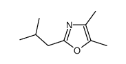 2-isobutyl-4,5-dimethyl oxazole Structure