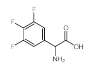 2-Amino-2-(3, 4, 5-trifluorophenyl)acetic acid structure