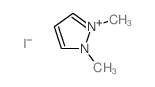 1H-Pyrazolium,1,2-dimethyl-, iodide (1:1)结构式