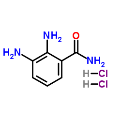 2,3-二氨基苯甲酰胺二盐酸盐结构式