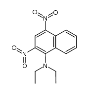1-diethylamino-2,4-dinitronaphthalene结构式