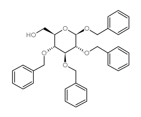 苄基2,3,4-三-O-苄基-&β;-D-吡喃葡萄糖苷结构式