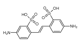 4,4'-diamino-stilbene-2,2'-disulphonic acid Structure