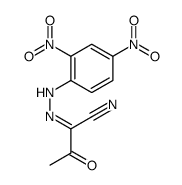 N-(2,4-dinitroanilino)-2-oxopropanimidoyl cyanide Structure