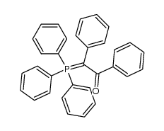 1,2-diphenyl-2-(triphenylphosphoranylidene)ethanone结构式
