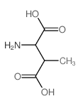 L-Aspartic acid,3-methyl-结构式