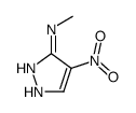 N-甲基-4-硝基-1H-吡唑-3-胺结构式