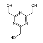 [4,6-bis(hydroxymethyl)-1,3,5-triazin-2-yl]methanol Structure