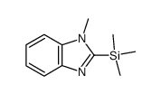 1-methyl-2-trimethylsilanyl-1H-benzoimidazole Structure