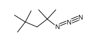 2-azido-2,4,4-trimethylpentane结构式