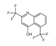 2,5-双三氟甲基-4-羟基喹啉结构式