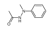 N'-methyl-N'-phenylacetohydrazide Structure