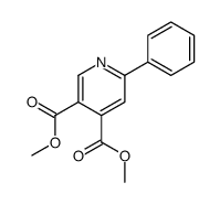 dimethyl 6-phenylpyridine-3,4-dicarboxylate Structure