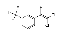 β,β-dichloro-α-fluoro-3-trifluoromethyl-styrene Structure