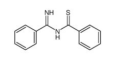 N-thiobenzoyl benzamidine结构式