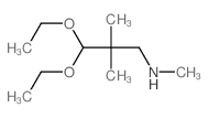 3,3-diethoxy-N,2,2-trimethyl-propan-1-amine结构式