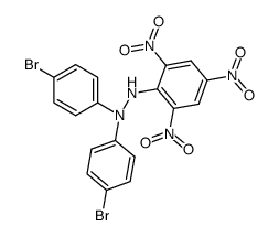 1,1-Bis-[4-brom-phenyl]-2-pikryl-hydrazin结构式